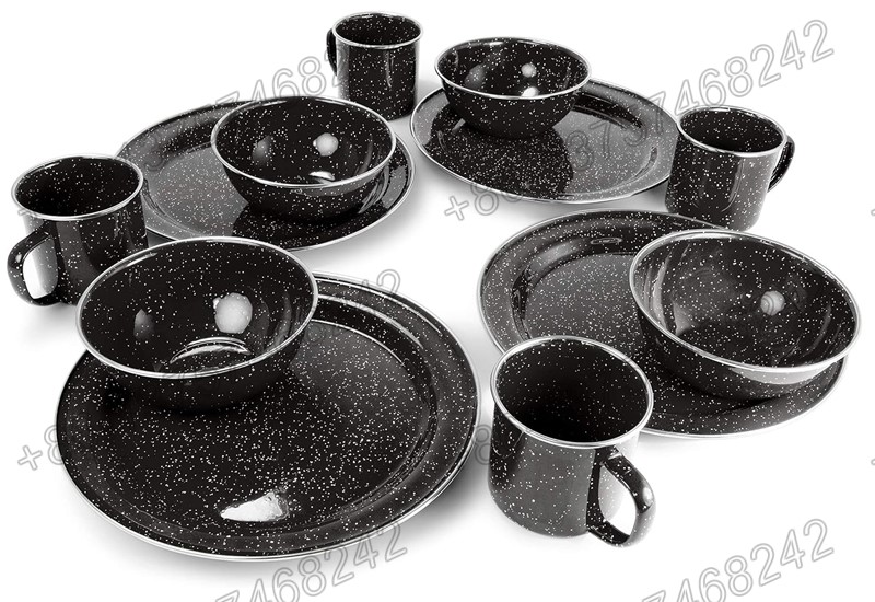 Enamel Camping Set Outdoor Tableware Set